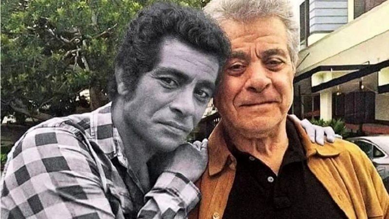 عکس؛ سفر در زمان ؛ «بهروز وثوقی و آفرین» در نمایی از فیلم لیلی و مجنون؛ سال 1349 