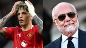 رئیس باشگاه ناپولی: گارناچو از یونایتد جدا شود، بهتر می‌شود!