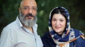 فیلم| چهره غمگین محسن تنابنده در مراسم مادر ریما رامین فر 