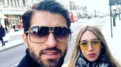 عکس/ رونمایی از دختر و همسر یونانی کریم انصاری فرد / کیک تولد خاص دختر فوتبالیست معروف 